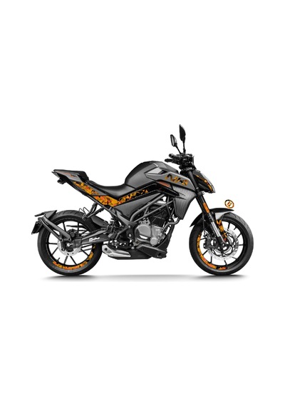 Cf Moto Nk250 Orange Triangle Tam Takım Model Sticker Modeli