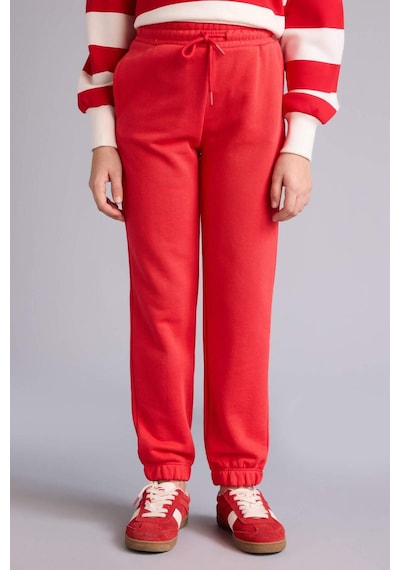 Defacto Kız Çocuk Jogger Eşofman Altı G0578a826sprd227 Kırmızı-rd227
