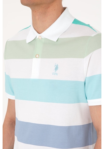 U.s. Polo Assn. Erkek Aqua Tişört 50299945-vr007 Aqua