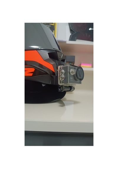 Challenger Kask Uyumlu Aksiyon Kamera Çene Bağlantı Aparatı Chin Mount Siyah - 790951336 Siyah