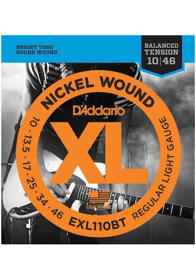 D´Addario Exl110Bt Balanced Tension Elektro Gitar Teli 10-46 D´Addario Exl110Bt Balanced Tension Elektro Gitar Teli 10-46