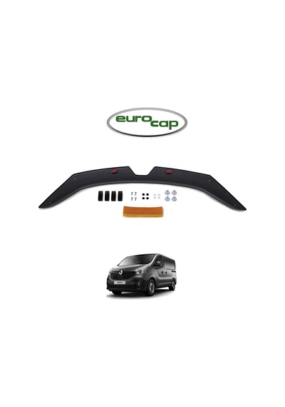 Renault Trafic 2014 2019 Kaput Rüzgarlığı Piano Black