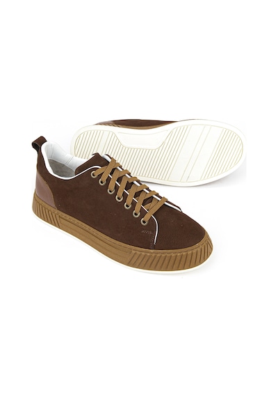 Ziya Erkek Hakiki Deri Günlük Sneaker 161983z8702 Kahve 161983z8702 300 40