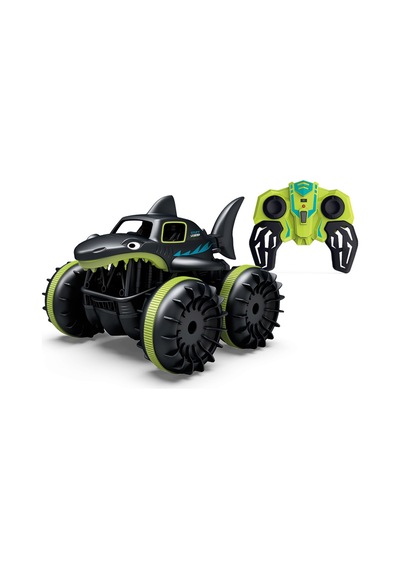 Rc 4wd Akrobat Suda Karada Giden 360 Shark Uzaktan Kumandalı Dublör Araba - Yeşil