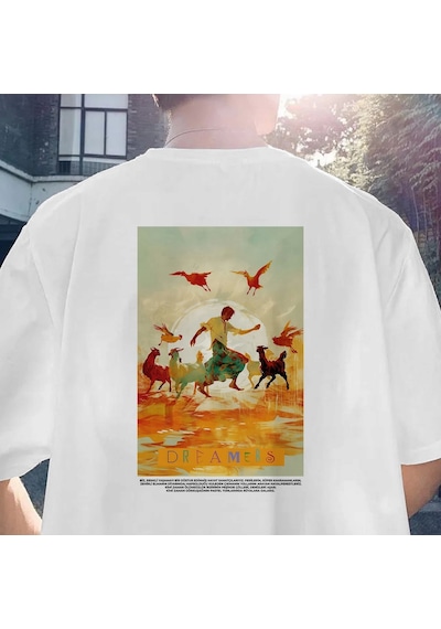 Dreamers Serisi No:1 T-shirt - Beyaz