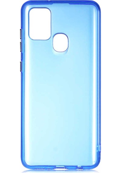 Galaxy A21s Kılıf Zore Bistro Kapak Mavi