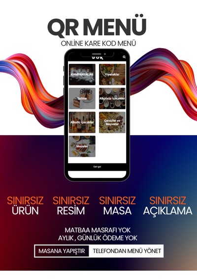 Qr Menü Yazılımı Kafe Lokanta Otel İçin Temassız Dijital Me