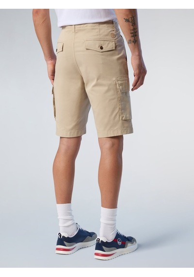 North Sails Crew Regular Fit Erkek Kargo Şort-33384 Bej