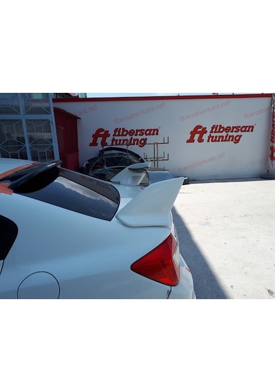 Honda Civic Fb7 Yüksek Spoiler ---Fibersan Tuning