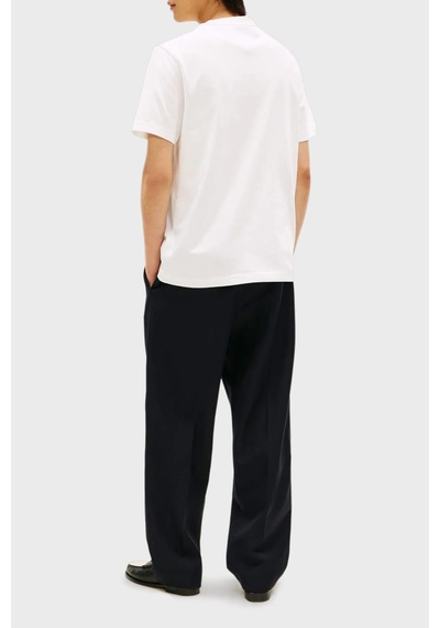 Tommy Hilfiger Erkek T Shirt Mw0mw41765 Ybl Beyaz Beyaz