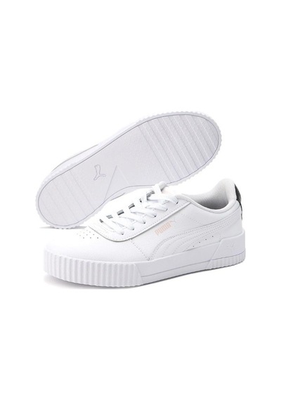 Puma Carına Leather Beyaz Kadın Spor Ayakkabısı 37032523 001 Puma Carına Leather Beyaz Kadın Spor Ayakkabısı 37032523 001