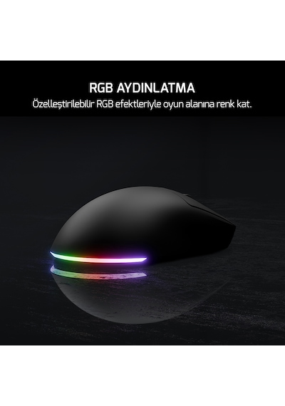 Kodex 24.000DPI Triple Mode (Kablolu/Bluetooth/2.4G) Siyah Gaming Mouse