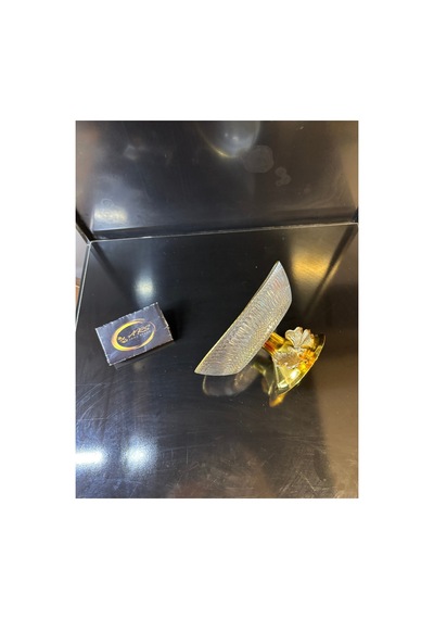 Gold Metal Ayaklı Kelebekli Yaldızlı Küçük Şekerlik, Lokumluk, Sunumluk Gold-metal-yaldız