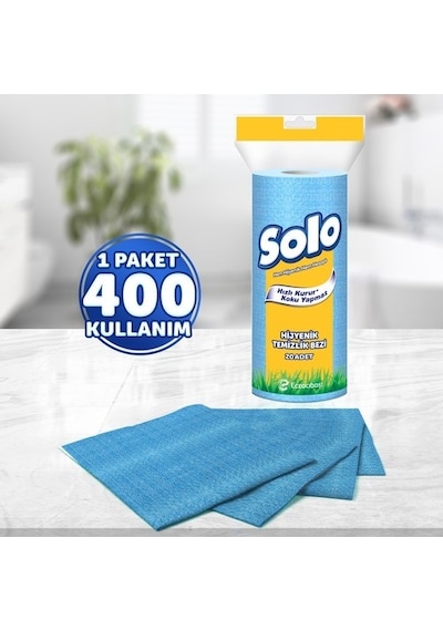 Solo Kağıt Bez 20'li Hijyenik Temizlik Bezi