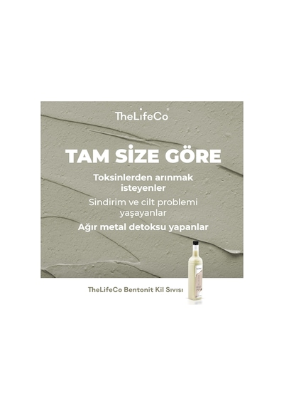 Thelifeco Bentonit Kili Sıvı Takviye Edici Gıda 500 ML