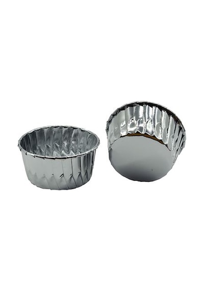Cup Cake Kabı Gümüş 10'lu