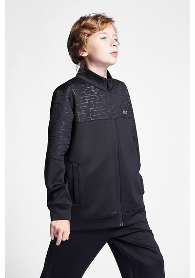 Lescon Çocuk Fermuarlı Sweatshirt 24b-3135 Siyah