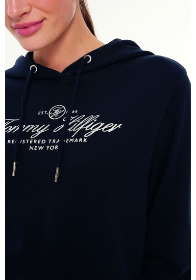 Tommy Hilfiger Kapüşonlu Sweat Lacivert