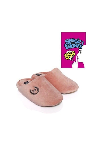Twigy Rr0249 Tw Silent Pembe Ses Yapmayan Taban Kadın Terlik-4123 PEMBE
