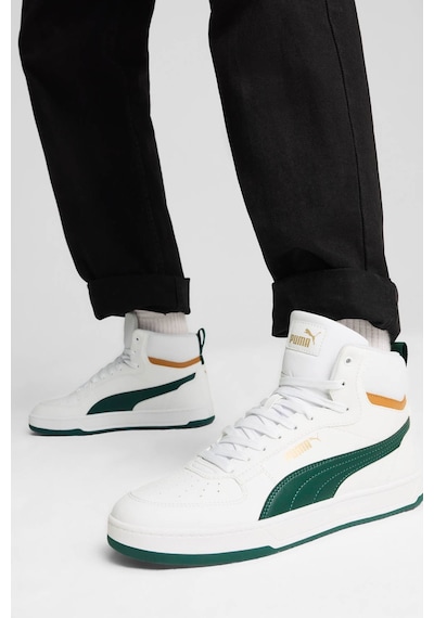 Puma Caven 2.0 Mid Beyaz Erkek High Sneaker Beyaz-k Yesıl Çok Renkli