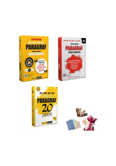 Ags Kpss Ales Dgs Ezberbozan Paragraf Soru Bankası Ve Deneme Seti
