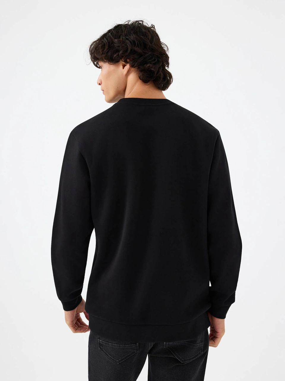 Loft Regular Fit Siyah Erkek Sweatshirt Lf2041080 Siyah