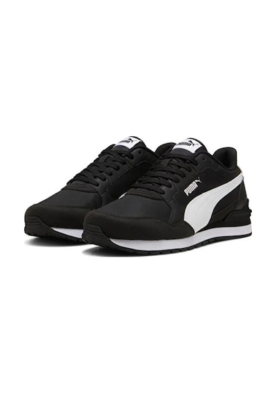 Puma 39906801 St Runner V4 L Black Whıte Erkek Sneaker Siyah