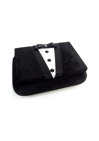 Damat Sandığı - Damatlık Figürlü Smokin Sandık - Tıraş Kutusu Kod 43979 Çok Renkli