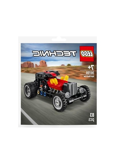 Technic Hot Rod Araba Yapım Seti, Detaylı Ve Eğlenceli Model, 30735 Parça