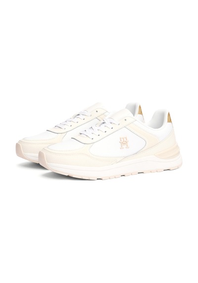 Tommy Hilfiger Casual Fashıon Runner Lth Beyaz Kadın Sneaker Beyaz