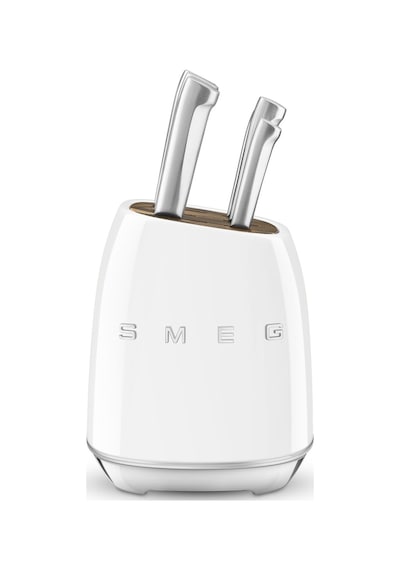 Smeg 50's Style Retro 6'lı Blok Bıçak Seti Kbsf02wh Renkli