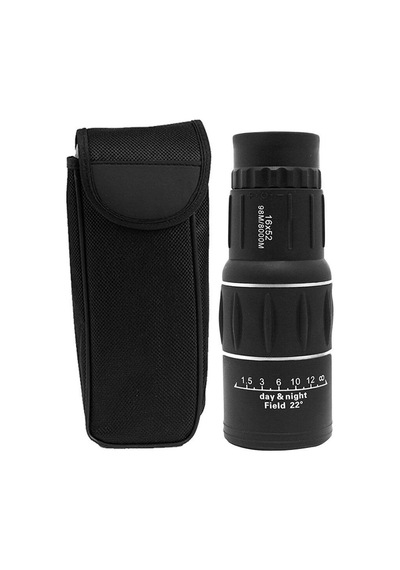 Monoküler Teleskop Dürbün 16 x 52 Optik Lens Hd Vizyon Outdoor Siyah