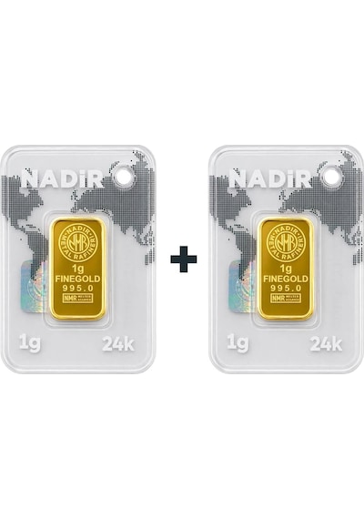 Nadir Gold 24 Ayar 2 Gram Külçe Altın