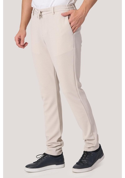 White Stone 2025-k P1044 Damla Trend Jooger Pantolon Taş Taş