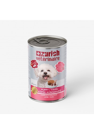 Zurich Veterinaire Pate Kuzulu Yavru Köpek Konservesi 415 G
