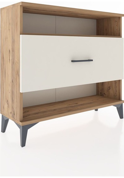 Arges Şifonyer Tek Raflı Tek Çekmeceli 88x30x80 Çam-aytaşı Atlas Çam