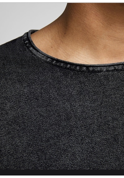 Jack & Jones Soluk Efektli Kazak-leo 12174001 Caviar Siyah
