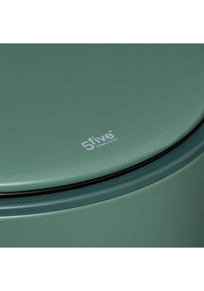 5five Çöp Kovaları Simply Smart Delta 30 Lt Metal Yeşil