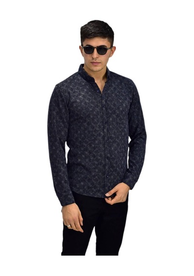 Erkek Spor Jakarlı Uzun Kol Gömlek R6520 Bgl-st03204 001