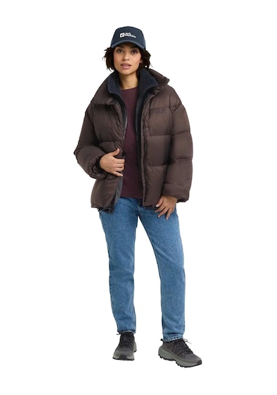 Jack Wolfskın Jack Wolfskin Icy Hill Rds Kadın Kahverengi Outdoor Ceketi D0108 Kahve