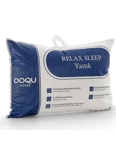 Doqu Home Relax Sleep Yastık 50 X 70 Cm - Beyaz Beyaz