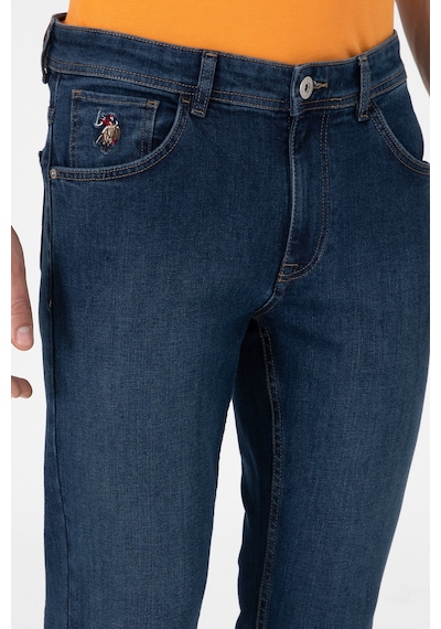 U.S. Polo Assn. Erkek Mavi Slim Fit Jean Pantolon 50308269-DN0030 U.S. Polo Assn. Erkek Mavi Slim Fit Jean Pantolon 50308269-DN0030