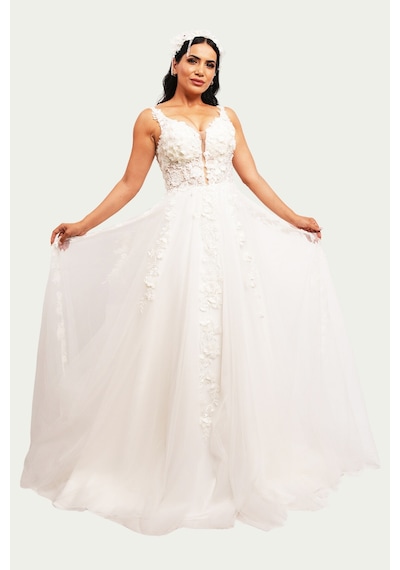 Canım Kendim Store İnci Beyazı Helen Model Gelinlik Beyaz