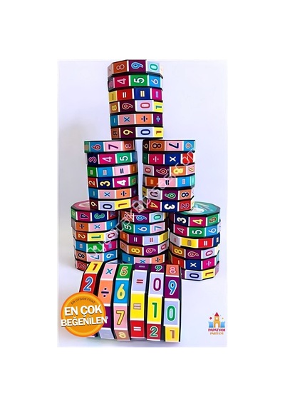 Eğitici Zeka Küpü Matematik Oyuncak - Çarpım Tablosu İle Eğlenceli Öğrenme