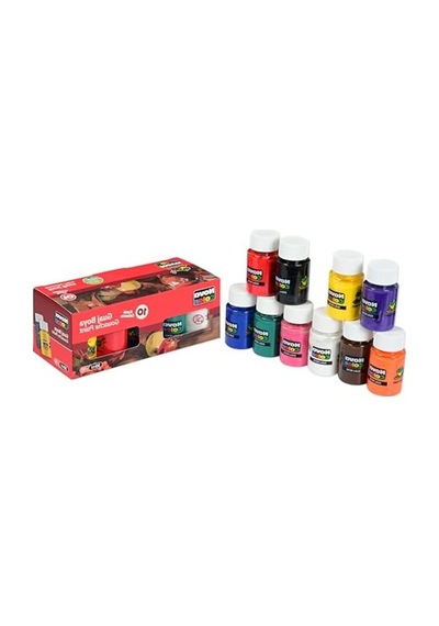 30ml Akrilik Boya Seti, 10'lu Farklı Renk Seçenekleri İle Yaratıcılık 0,15 L