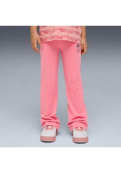 Puma X Gabbys Dollhouse Çocuk Geniş Paça Tayt 634929 25 Pembe