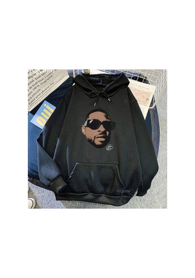 Tarzsokak Siyah Unisex Usher Comıng Home Hoody Yeni Albüm Grafik Baskı İle Kapşonlu Rahat Erkekle