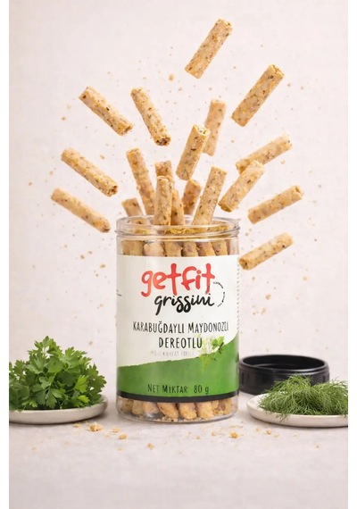 Get Fit Glutensiz & Şekersiz Karabuğdaylı Maydanoz Dereotlu Grissini 80 G