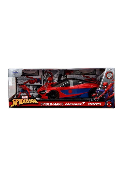 Jada Marvel Spider-man Mclaren 720s Model Araba Ve Figür Çok Renkli