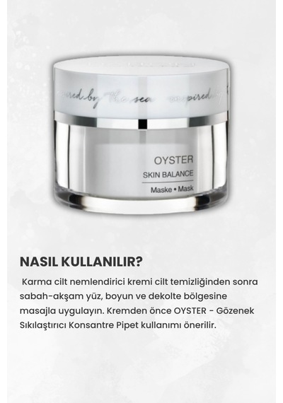 Oyster - Yağ Dengeleyici Arındırıcı Maske - 56983202